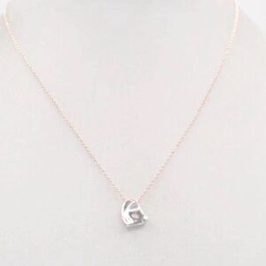 Authentic Tiffany & Co Elegant Sterling Silver Pendant Necklace with Box + COA